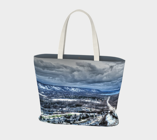 Stormy Escarpment Tote Bag