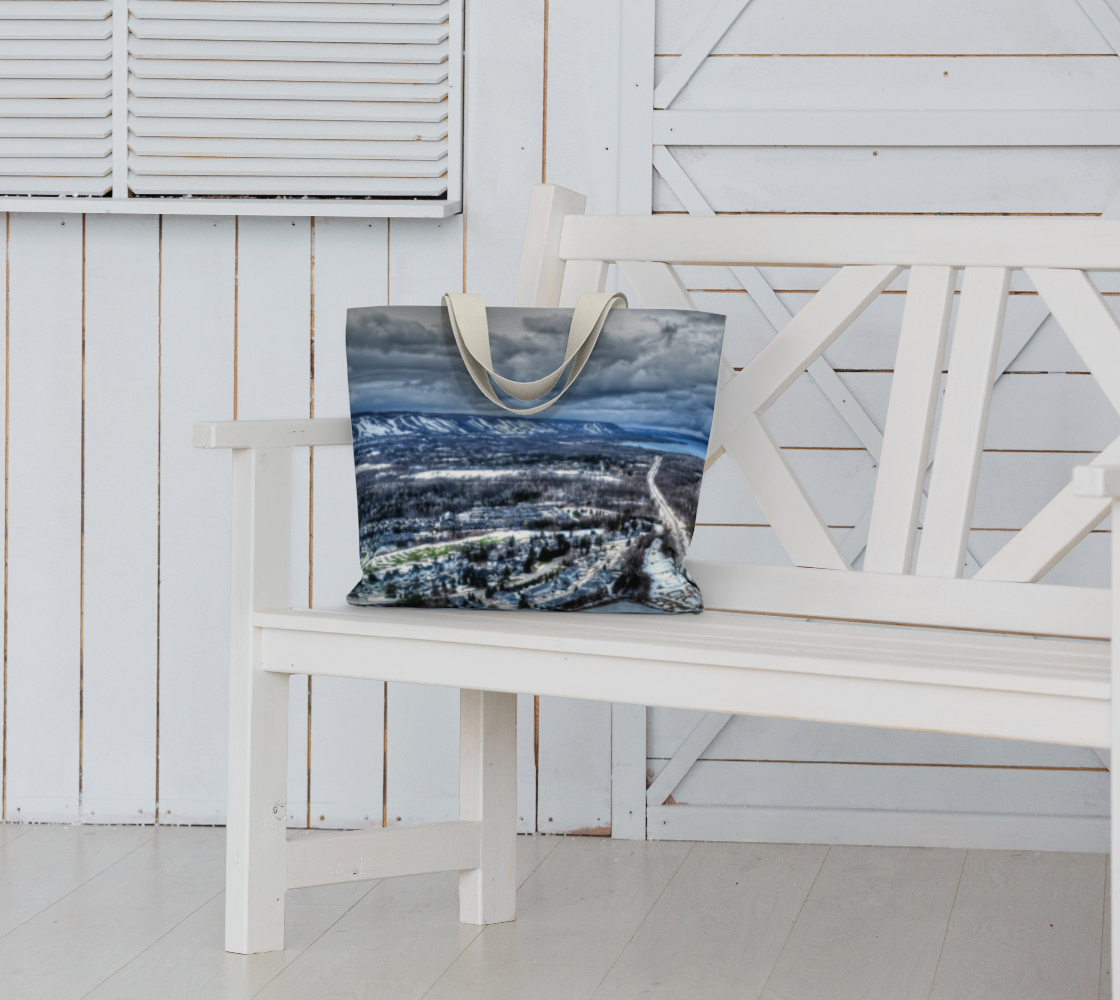 Stormy Escarpment Tote Bag