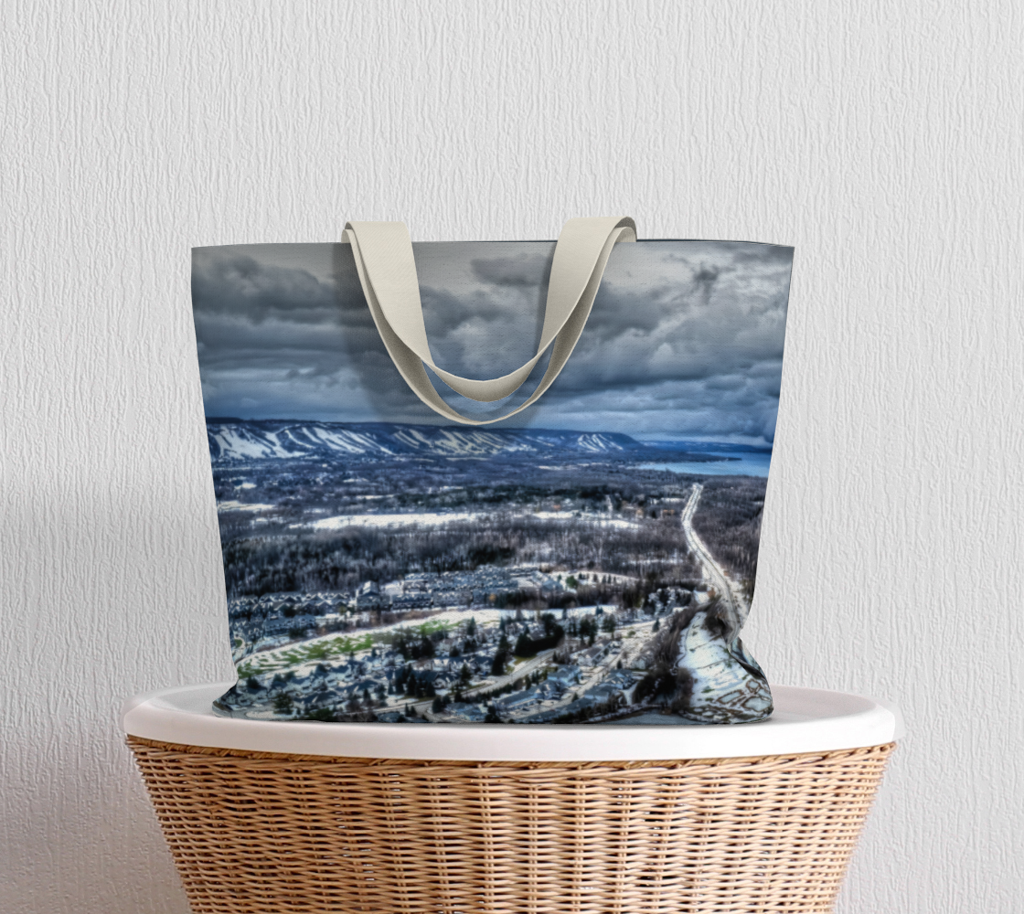 Stormy Escarpment Tote Bag