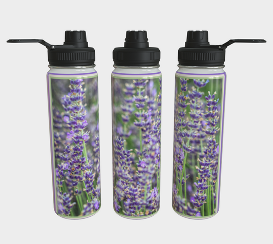 Lavender Fields Water Bottle