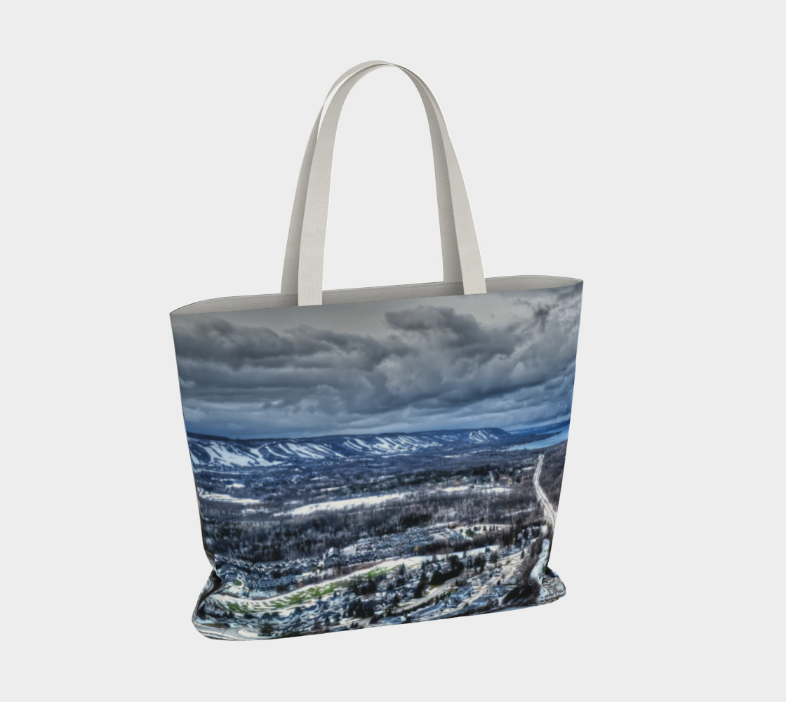 Stormy Escarpment Tote Bag