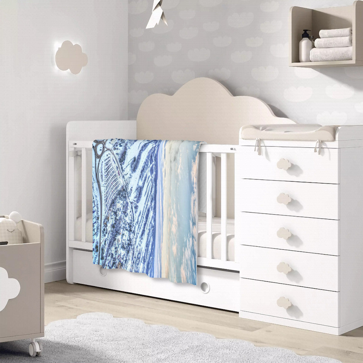 Blue Mountain Baby Soft Blanket