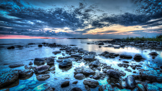 Blue Dawn Scarf / Shawl