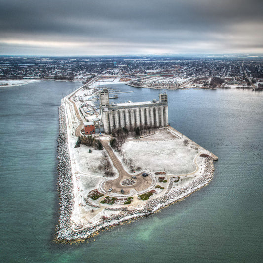 Collingwood Aerial Square Shawl