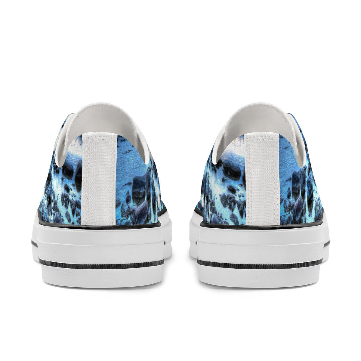 Blue Dawn Low Top Canvas Shoes