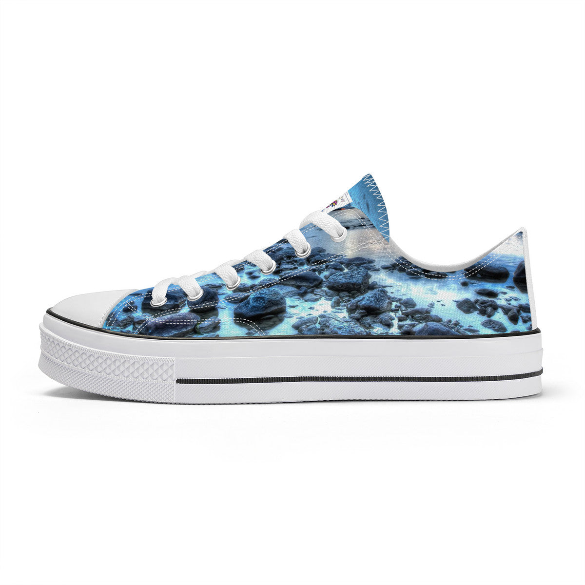 Blue Dawn Low Top Canvas Shoes