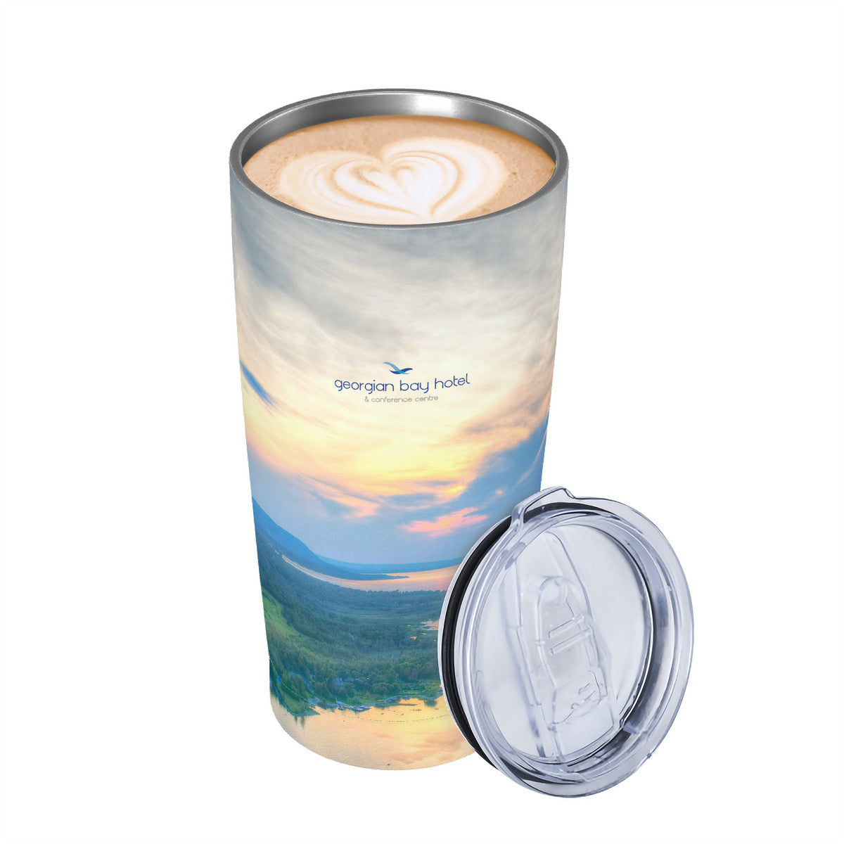 GBH Georgian Bay Glow 20oz Stainless Steel Straw Lid Cup