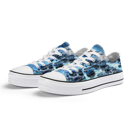 Blue Dawn Low Top Canvas Shoes