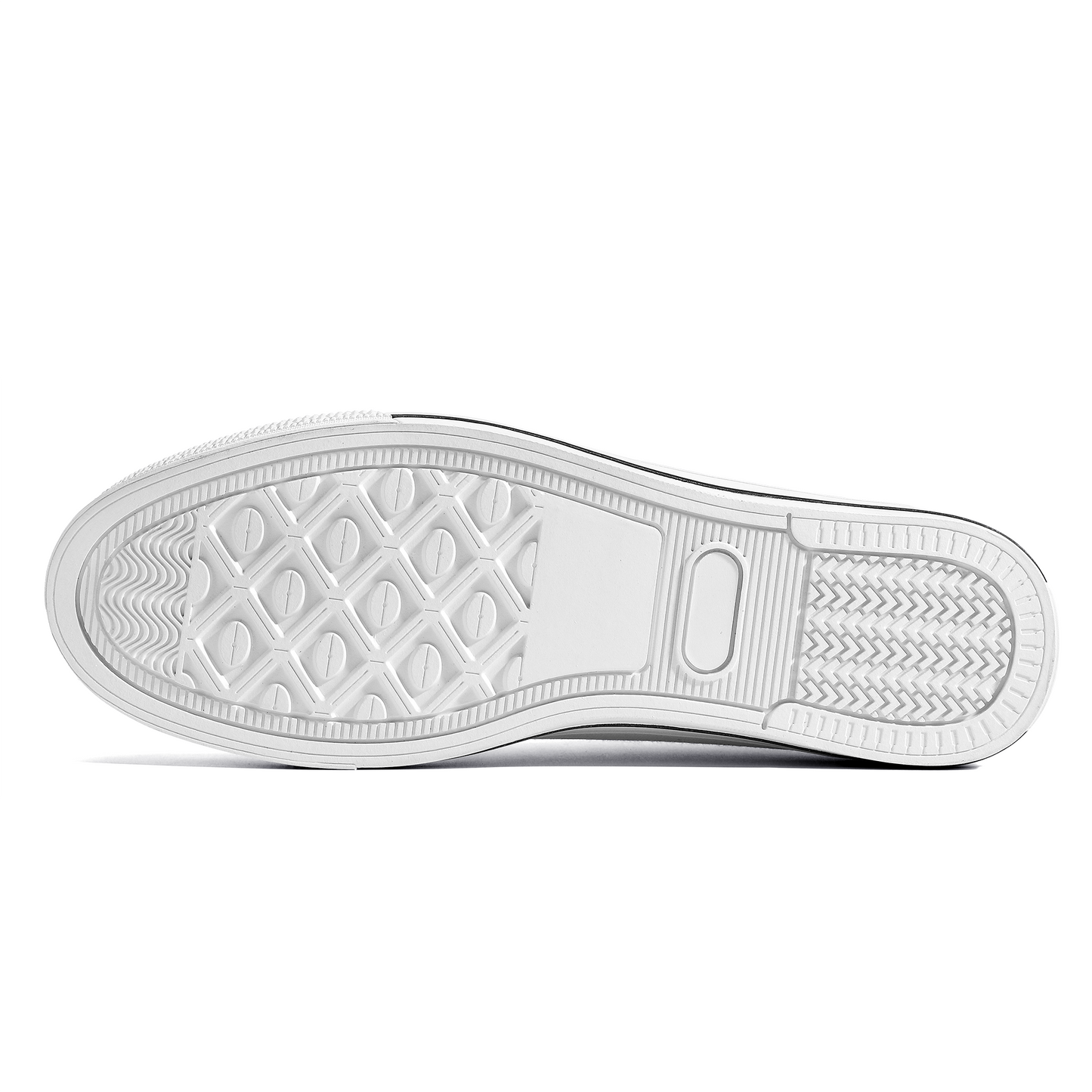 Alpine Ski High-Top Canvas Shoes - White