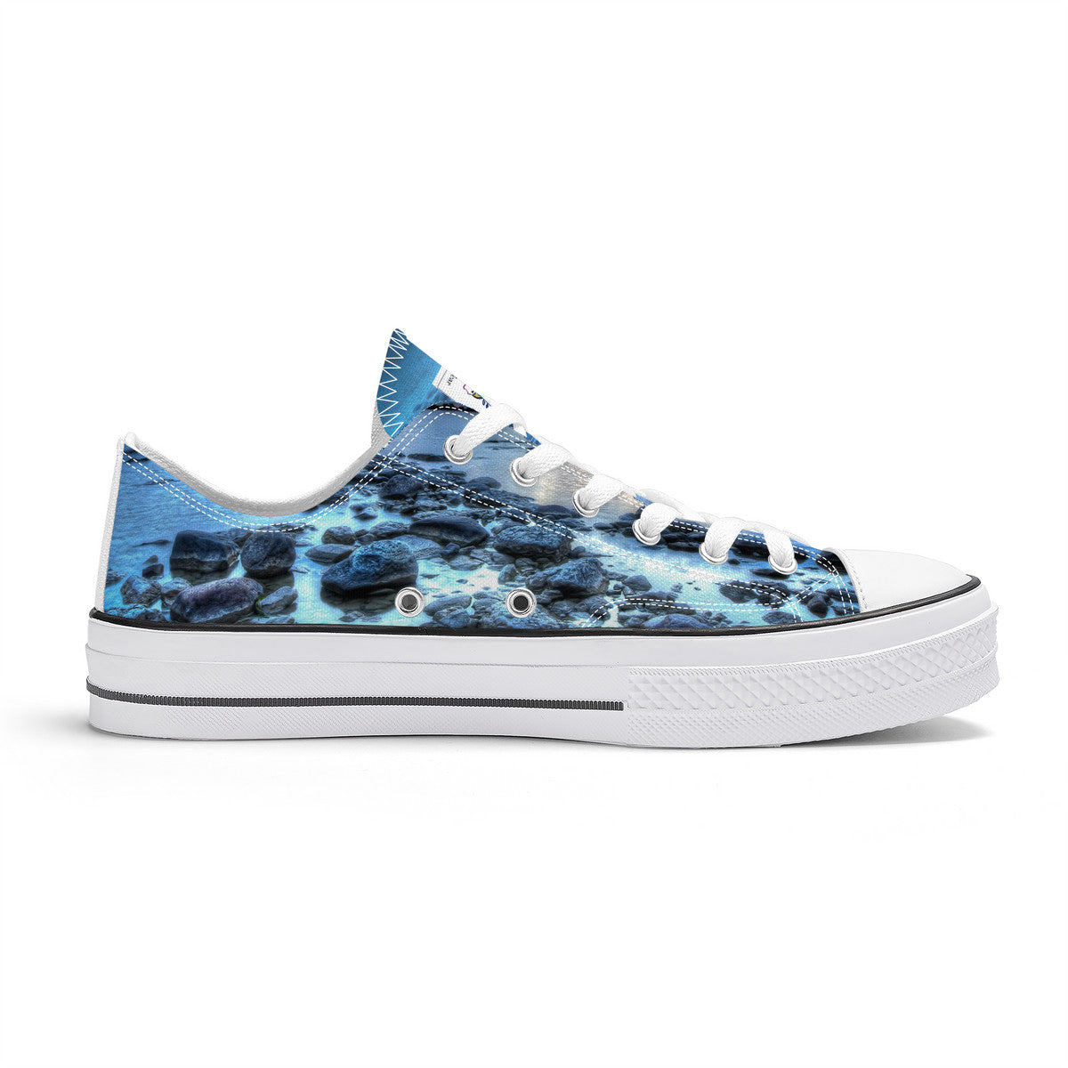 Blue Dawn Low Top Canvas Shoes