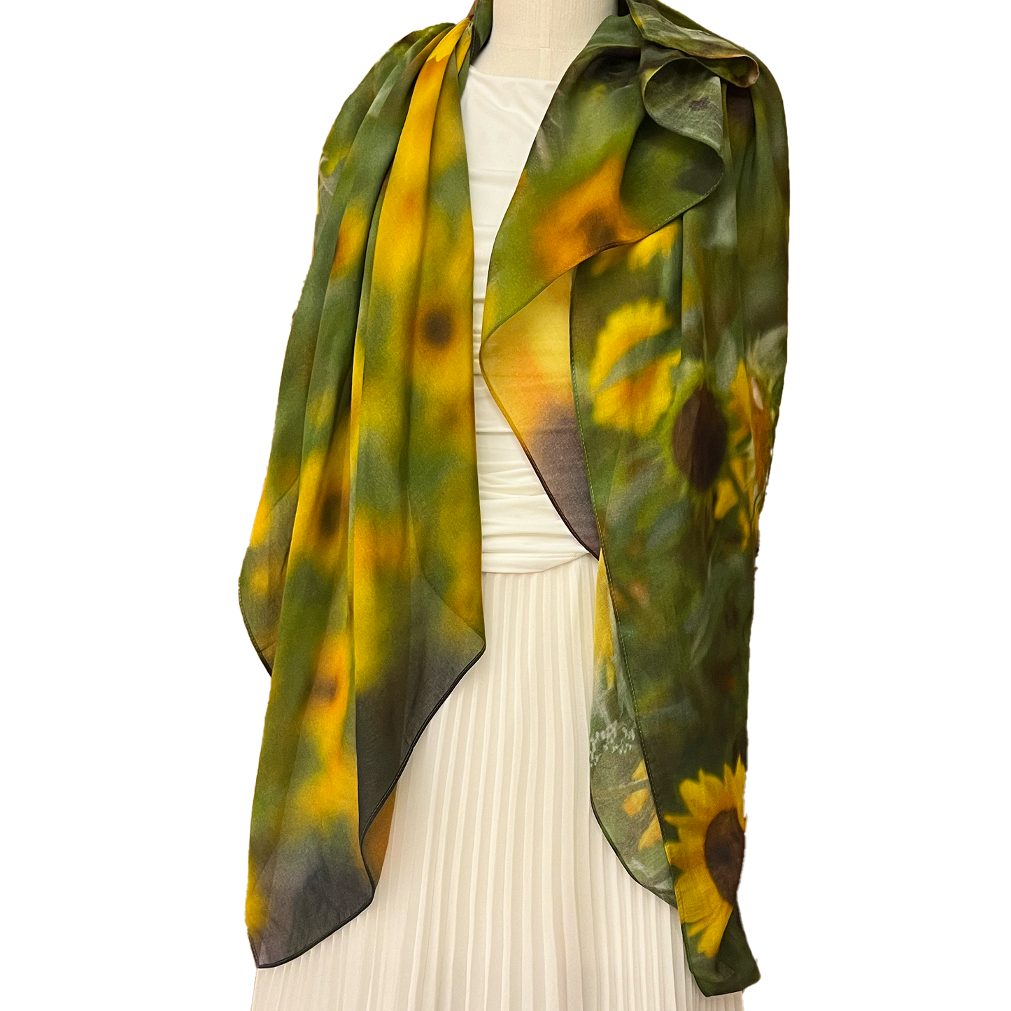 Sunflower Garden Square Shawl