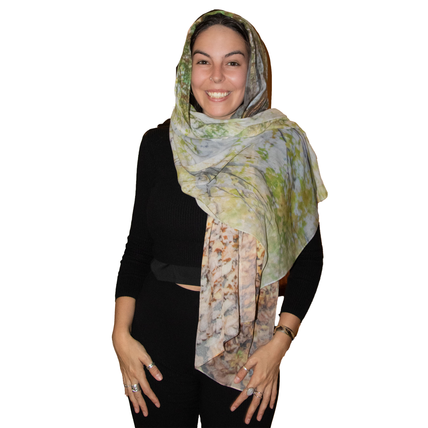 Tall Birches Scarf/Shawl