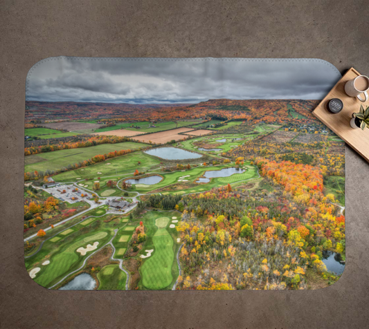 Golf Course Front Nine Aerial Blanket