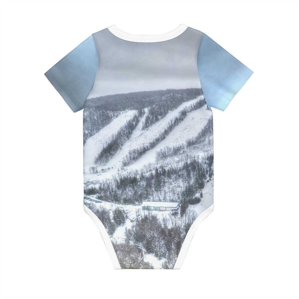 Devils Glen Ski Short Sleeve Baby One-Piece
