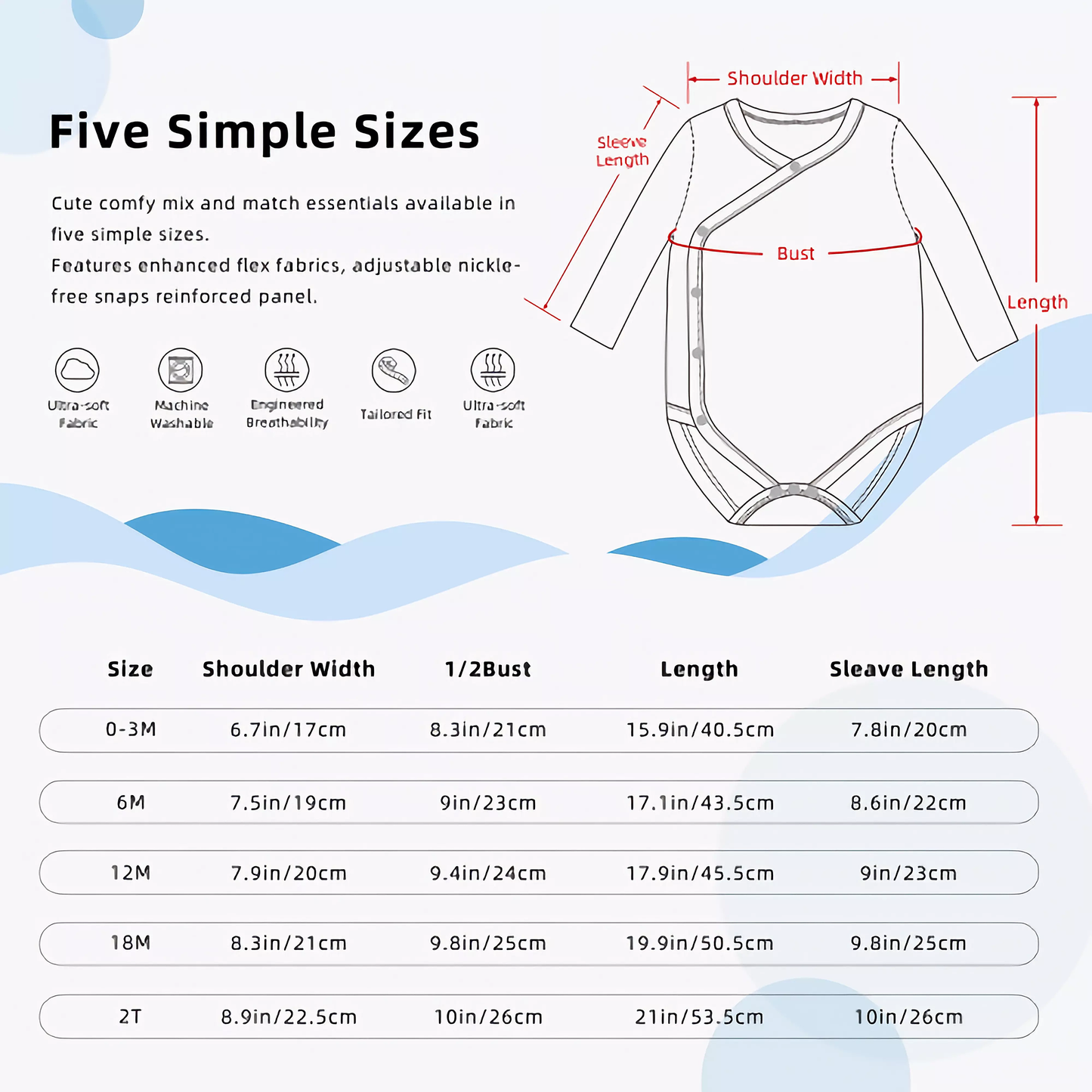 Beaver Valley Baby Long-Sleeve Bodysuit
