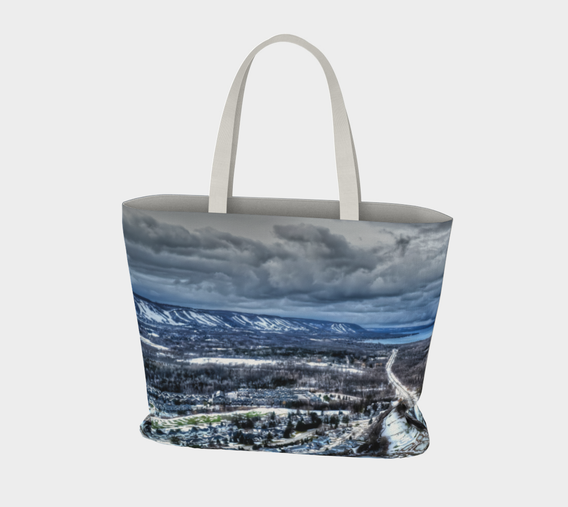 Stormy Escarpment Tote Bag