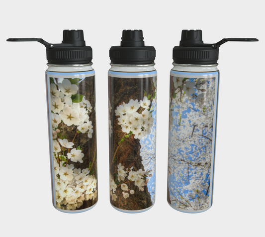 Cherry Blossoms Water Bottle