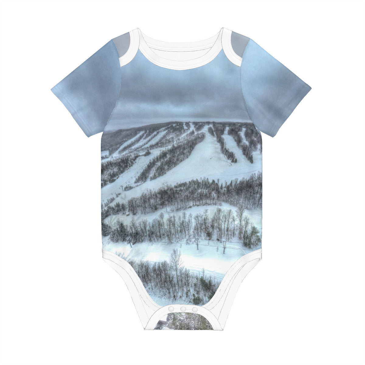 Devils Glen Ski Short Sleeve Baby One-Piece