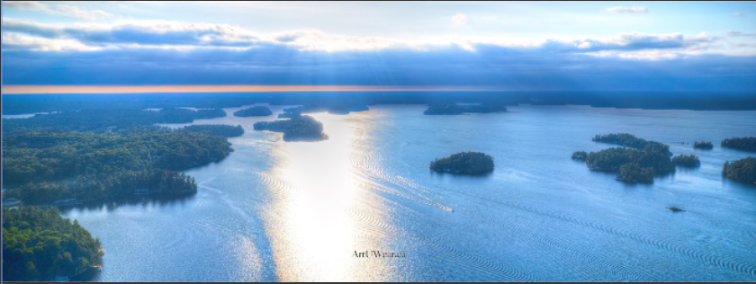 Sunset on Lake Rosseau Yoga Mat
