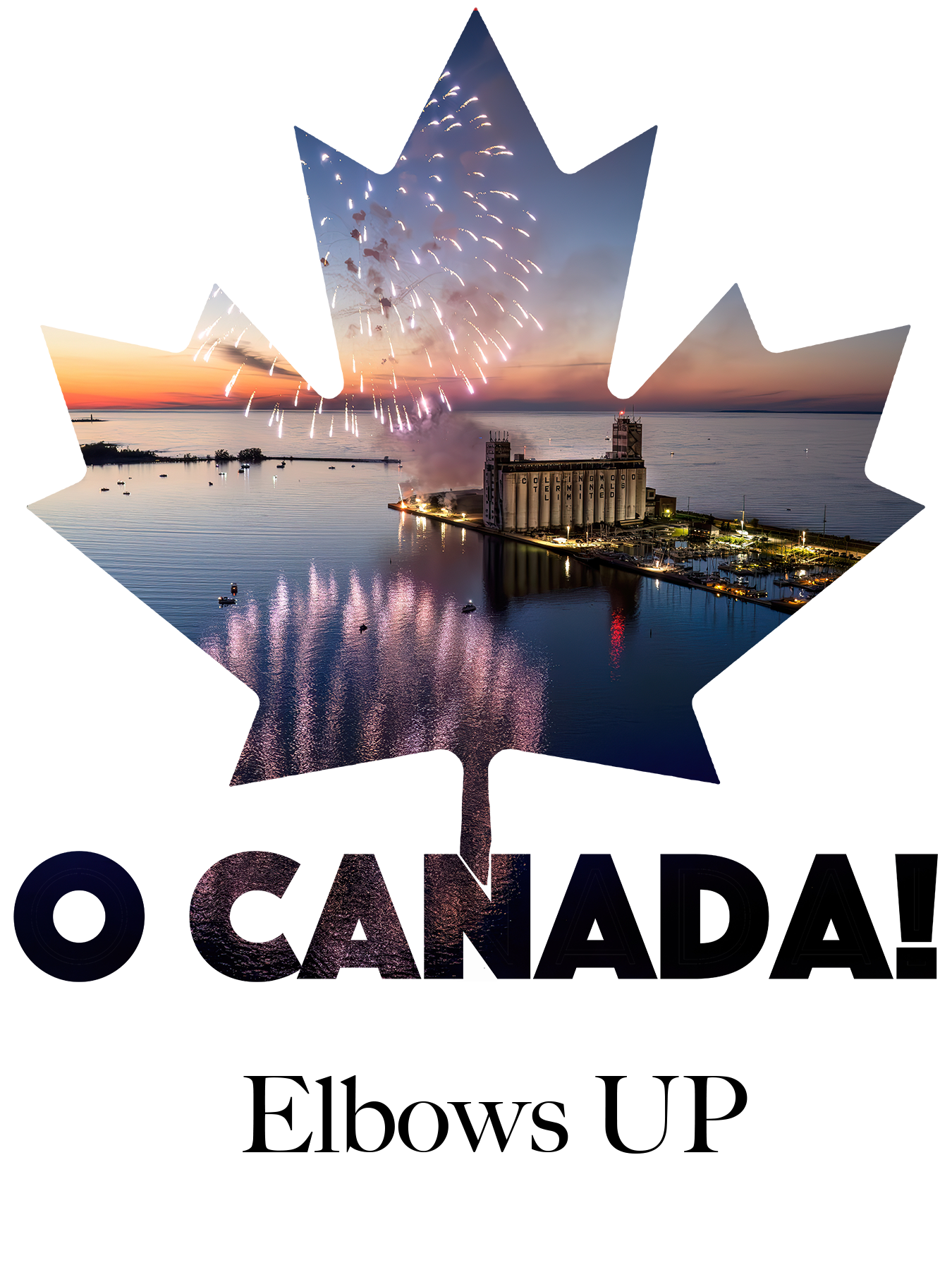 Canada Fireworks Long Sleeve T