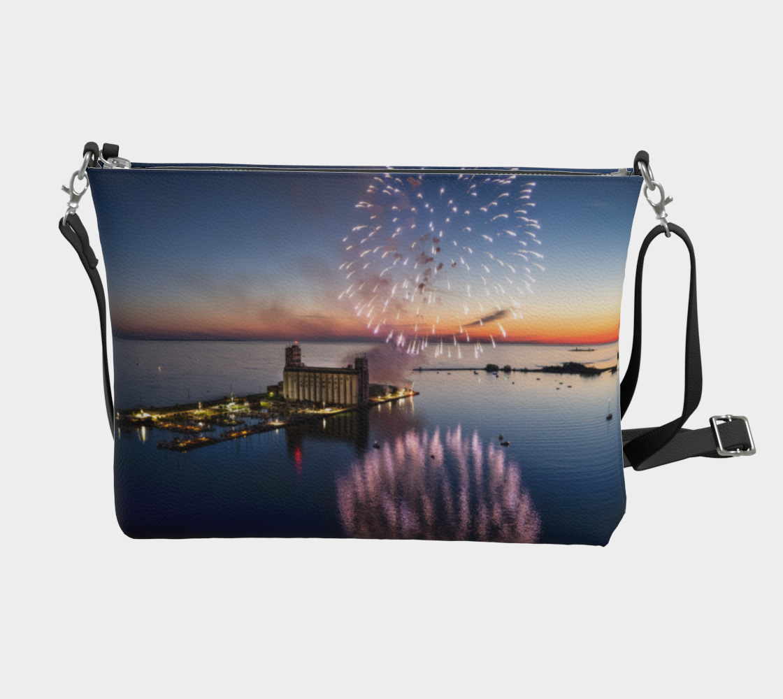 Collingwood Fireworks Cross Body Purse