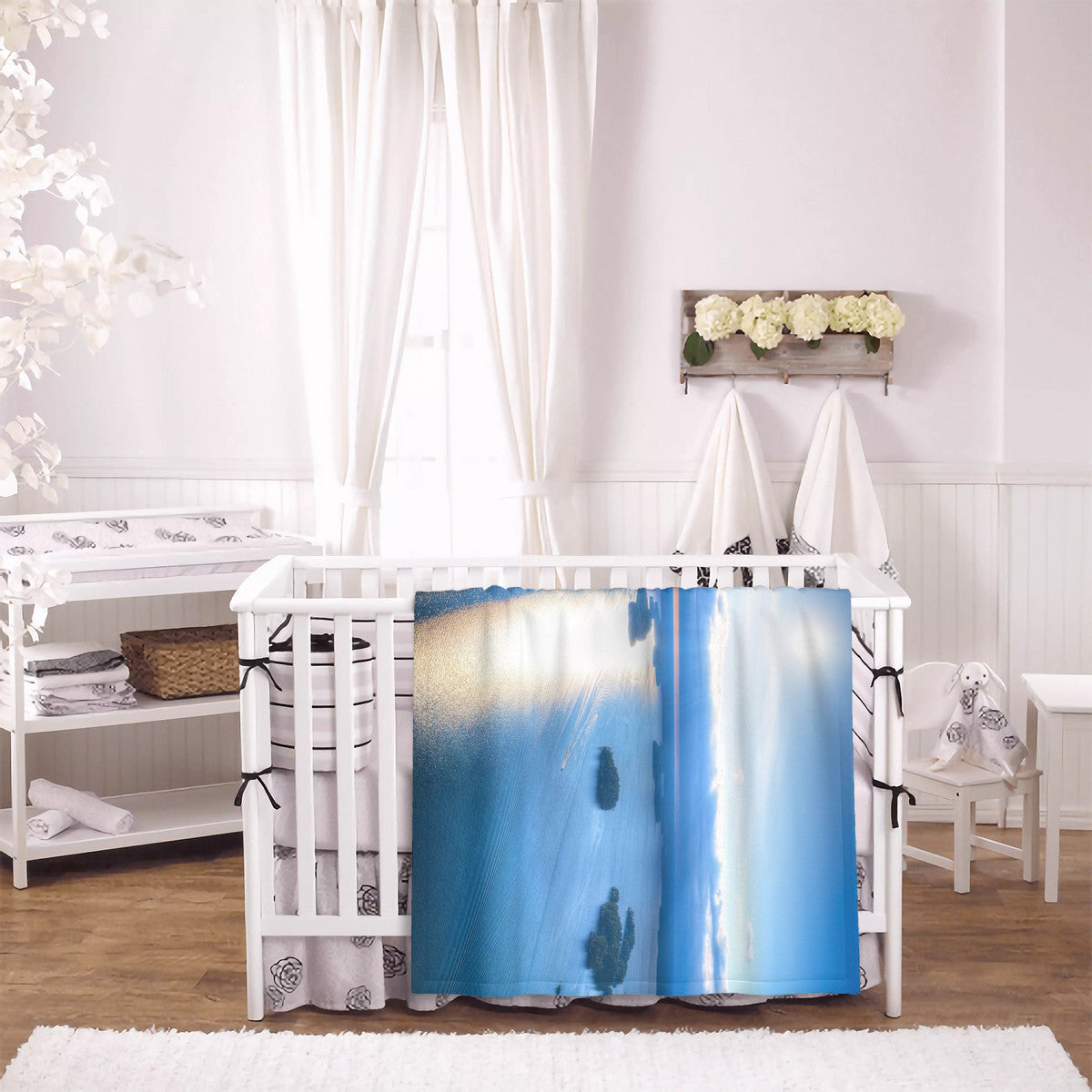 Lake Rosseau Sunset Soft Baby Blanket