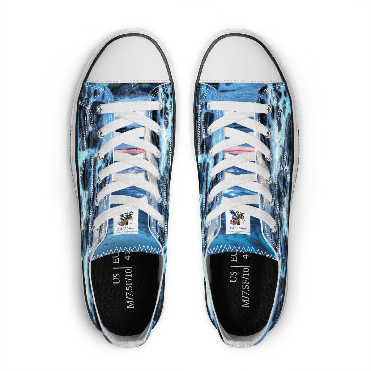 Blue Dawn Low Top Canvas Shoes
