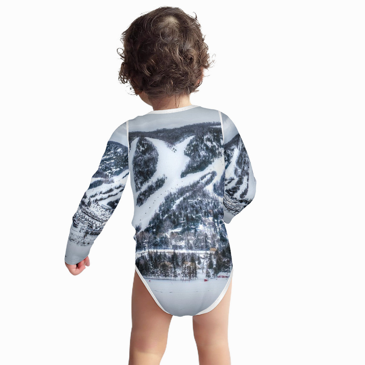 Georgian Peaks Baby Long-Sleeve Bodysuit