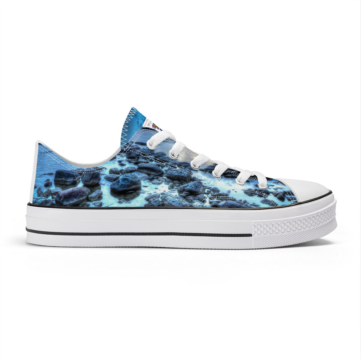Blue Dawn Low Top Canvas Shoes