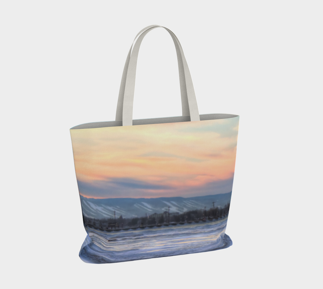 Collingwood Winter Panorama Large Tote