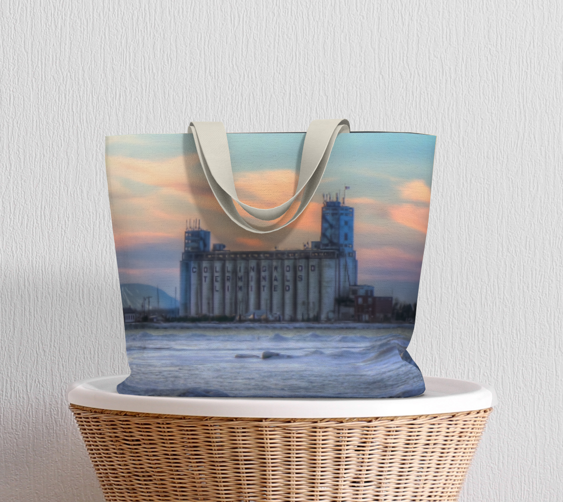 Collingwood Winter Panorama Large Tote