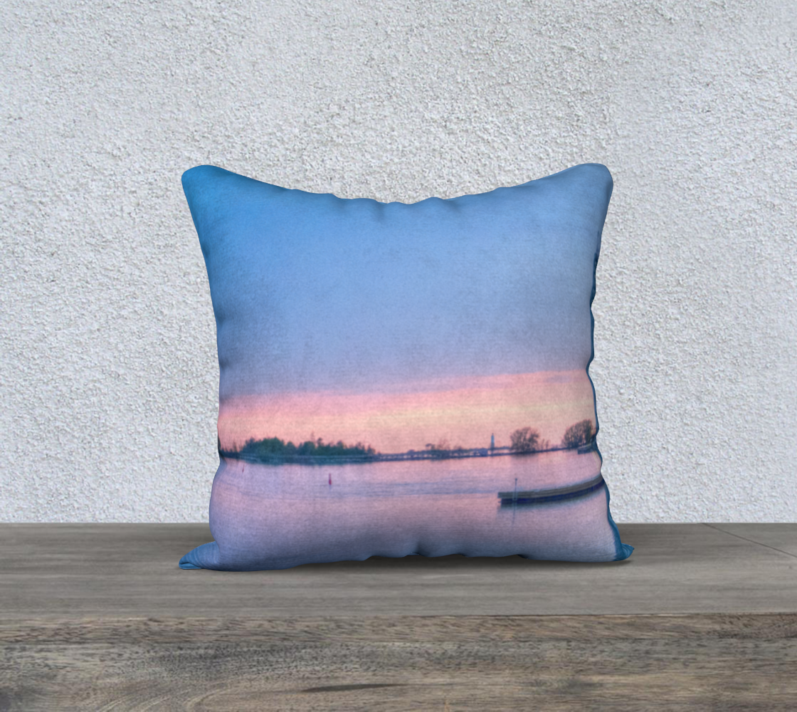 Collingwood Terminals Light Sunset Cushion Cover