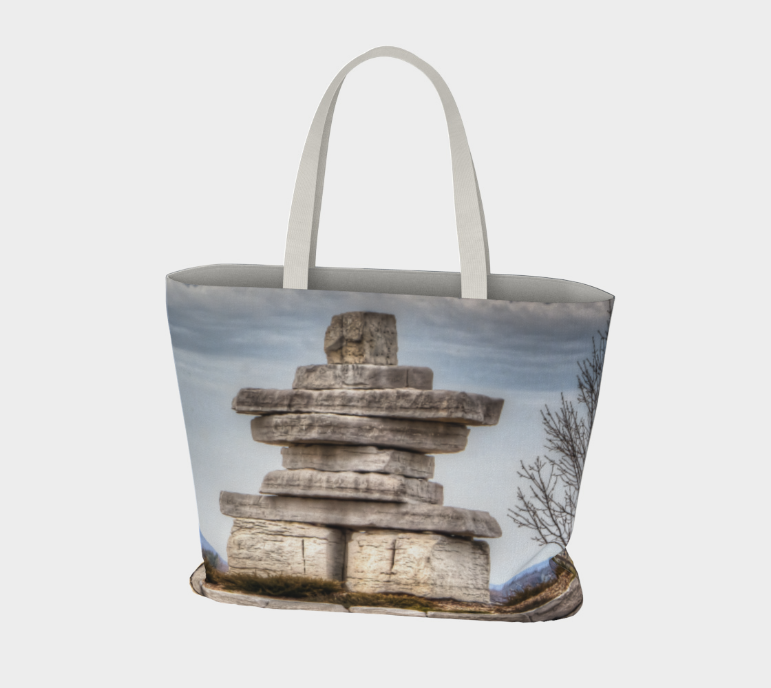 Sunset Point Inukshuk Tote