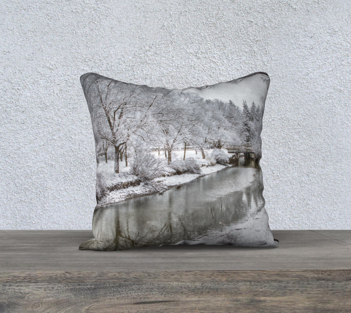 Stratford in the Winter Cushion Cover