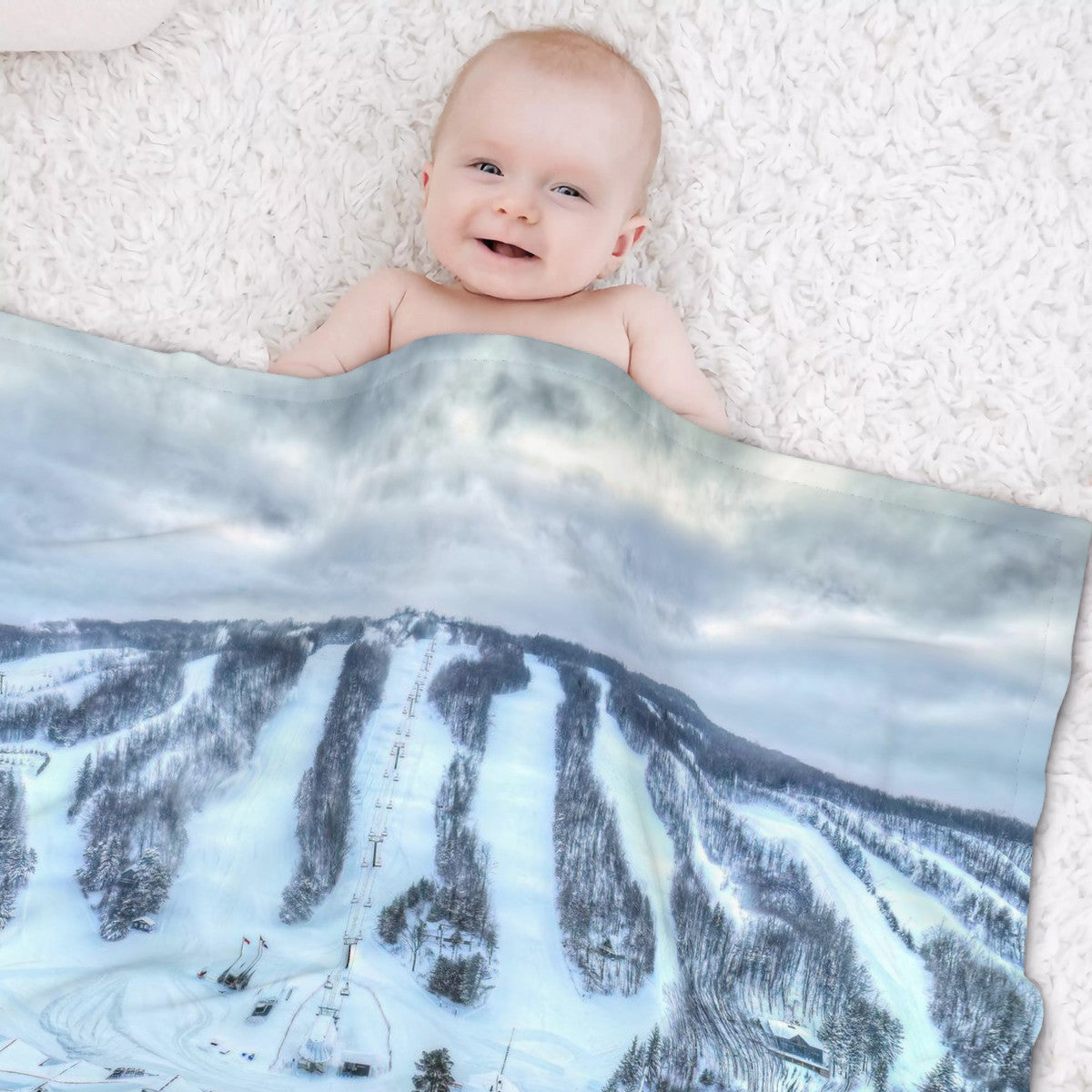 The Bluffs Soft Baby Blanket