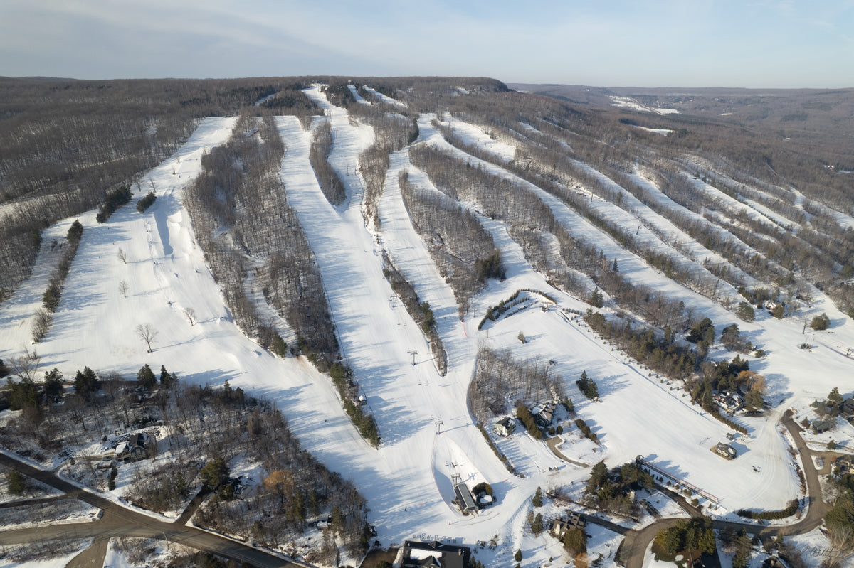 Osler Bluff Ski Club Close Up Aerial