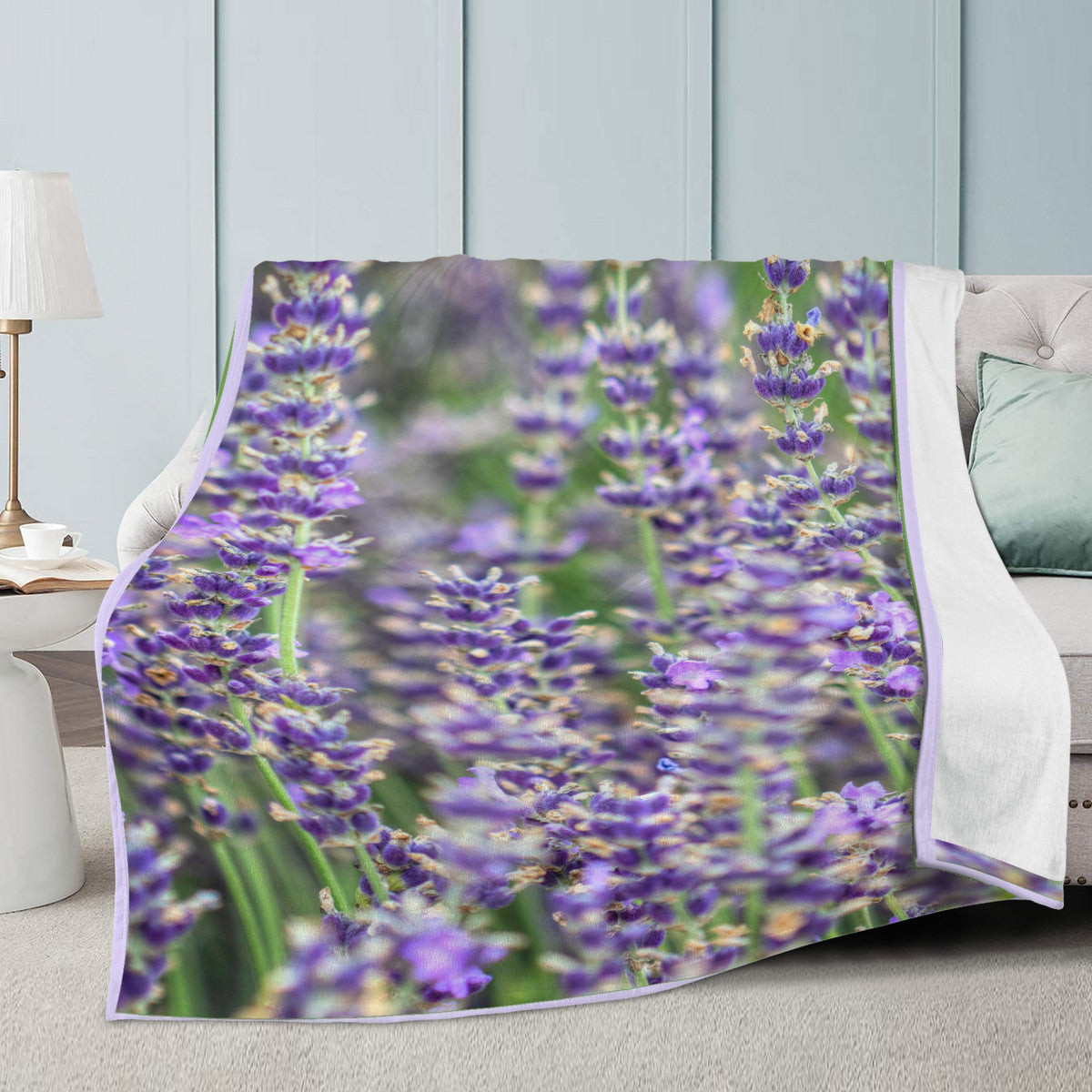 Lavender Fields Soft Blanket