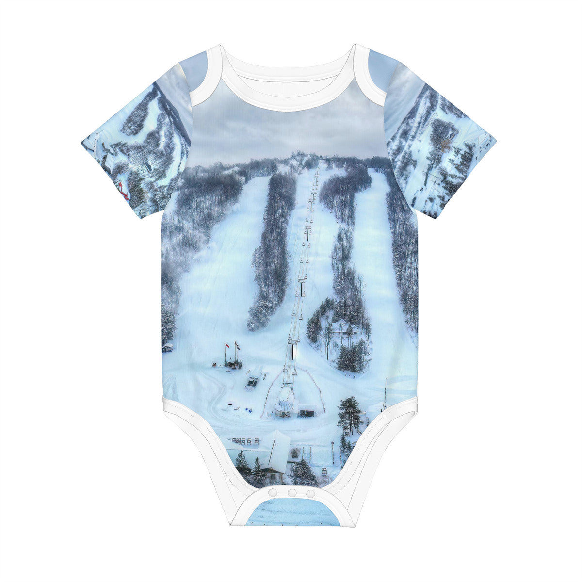 Ski Baby Short Sleeve One-Piece