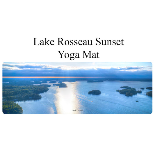 Sunset on Lake Rosseau Yoga Mat