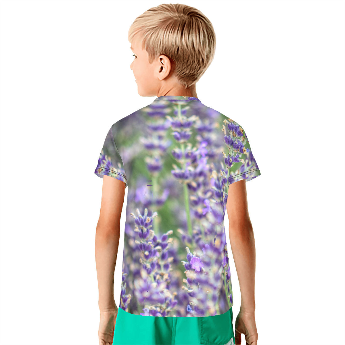 Lavender Fields Youth All-Over Print T-Shirt