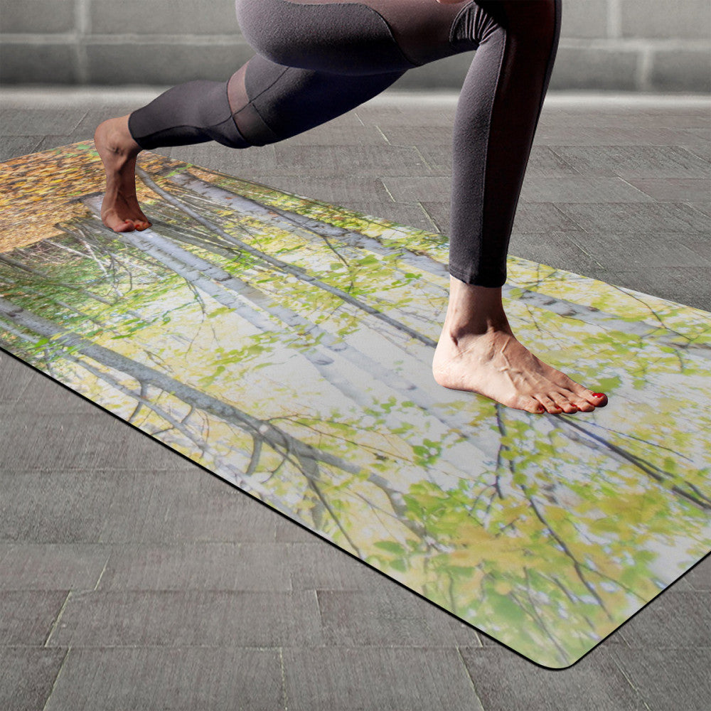 Tall Birches Yoga Mat