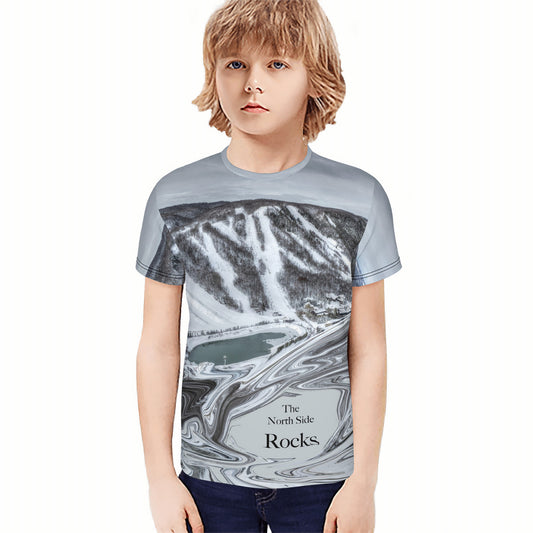 Alpine Ski the North Youth All-Over Print T-Shirt