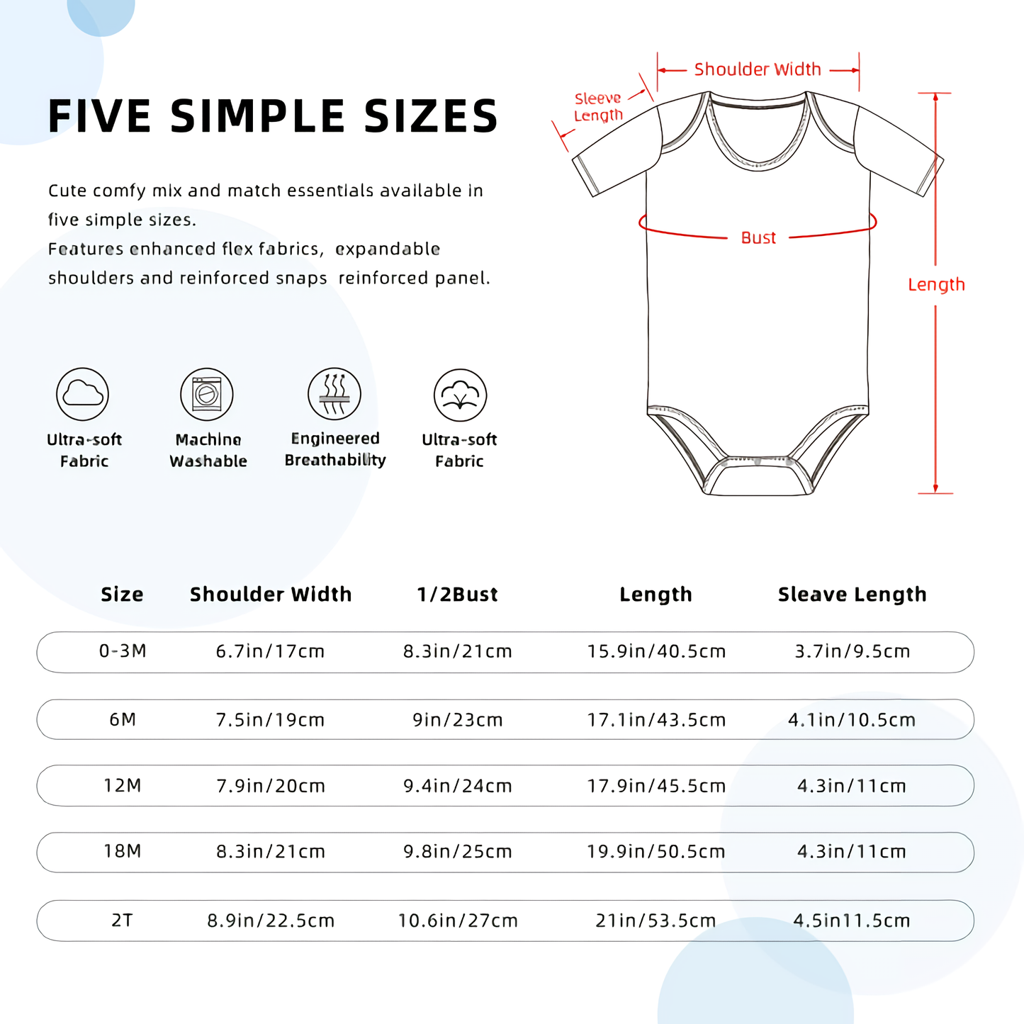 Ski Baby Short Sleeve One-Piece