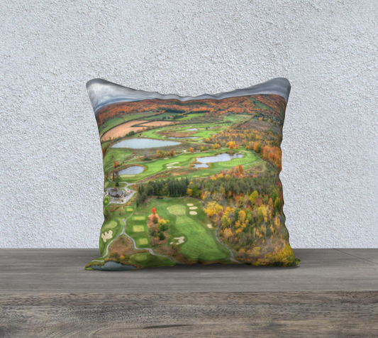 Golf in the Autumn Cushion Cover
