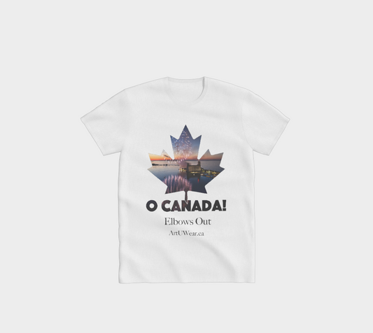 Comfort T Shirt with O Canada fireworks