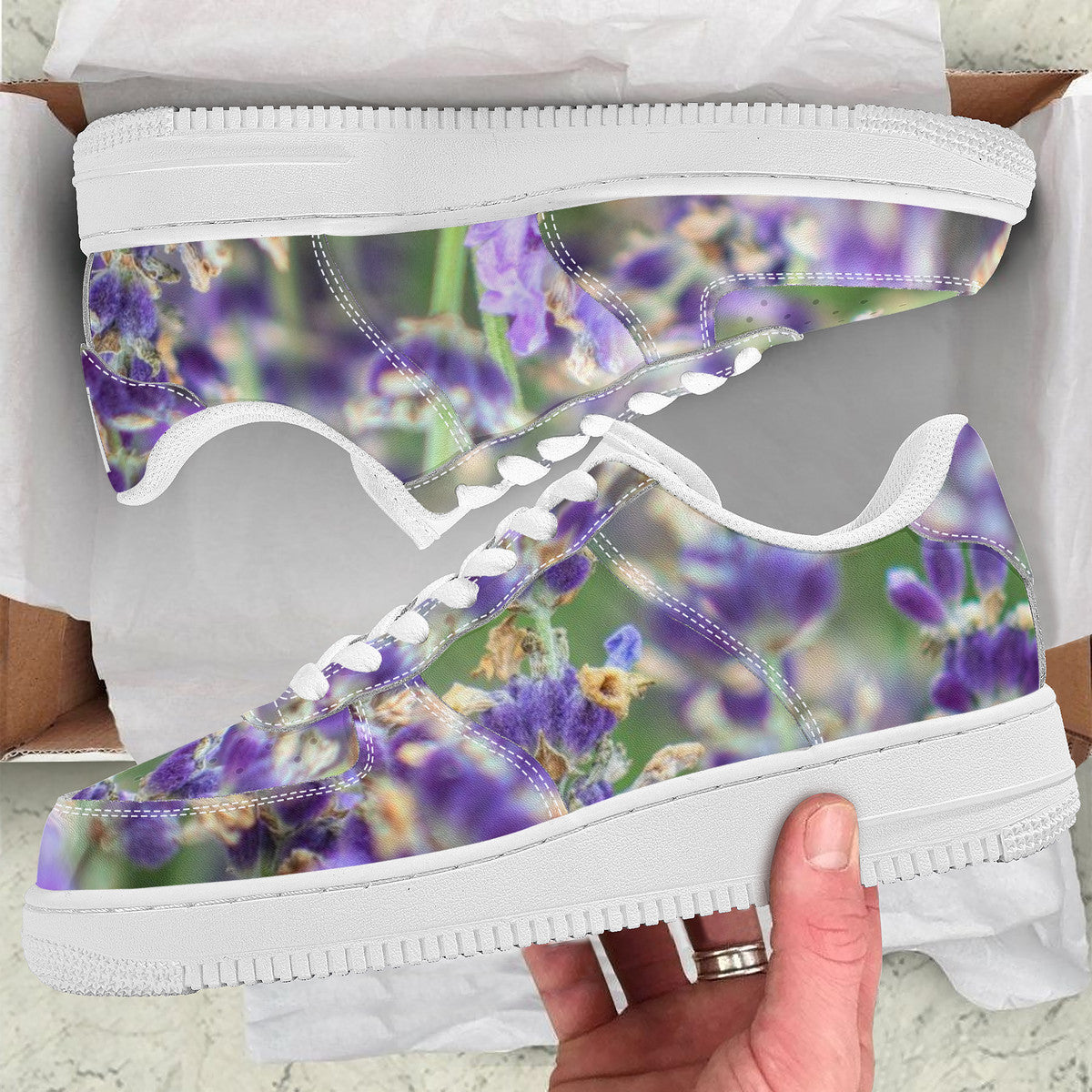 Lavendar Field Unisex Sneaker