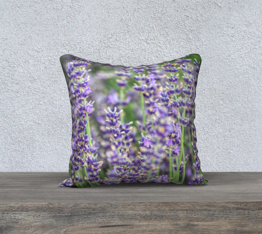 Lavender Field Cushion Cover