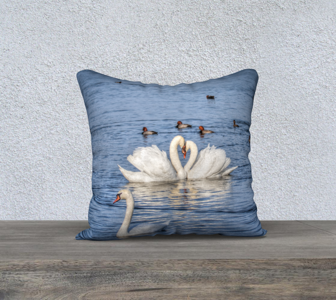 Swan Cushion Cover