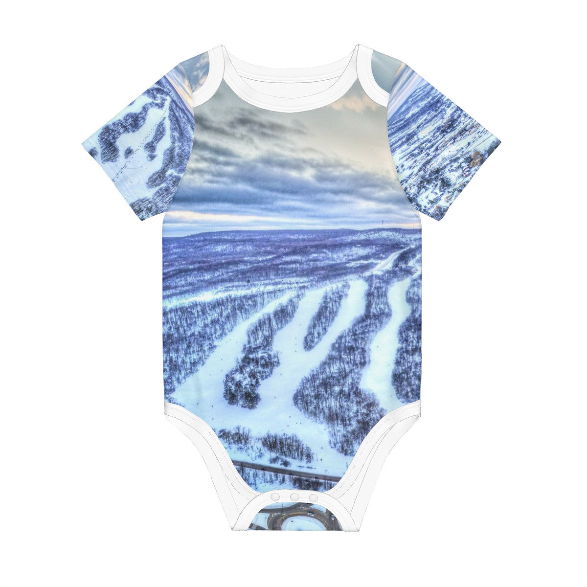 Blue Mountain South Short Sleeve Baby One-Piece