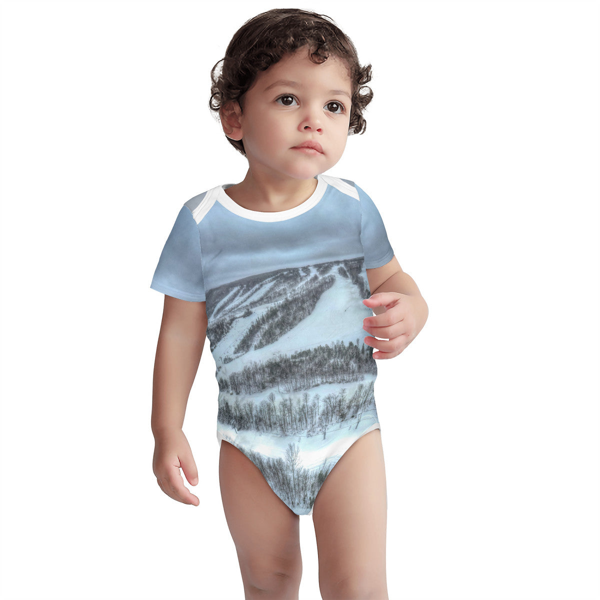 Devils Glen Ski Short Sleeve Baby One-Piece